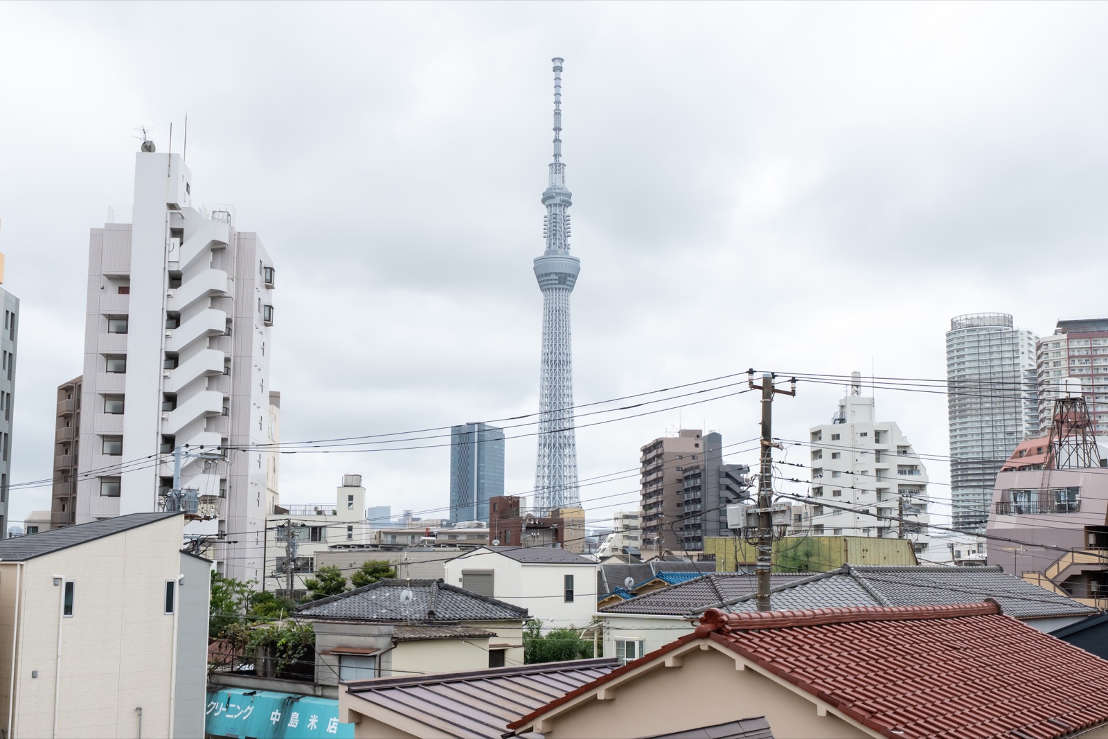 八広・曳舟・京島の昔ながらの建物と東京スカイツリー